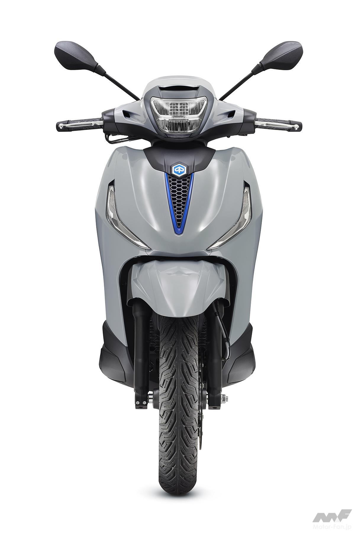 The Piaggio Beverly, which debuted in 2001, evolves into the Beverly 310 with a displacement of 278cc to 310cc and 27.7 horse
