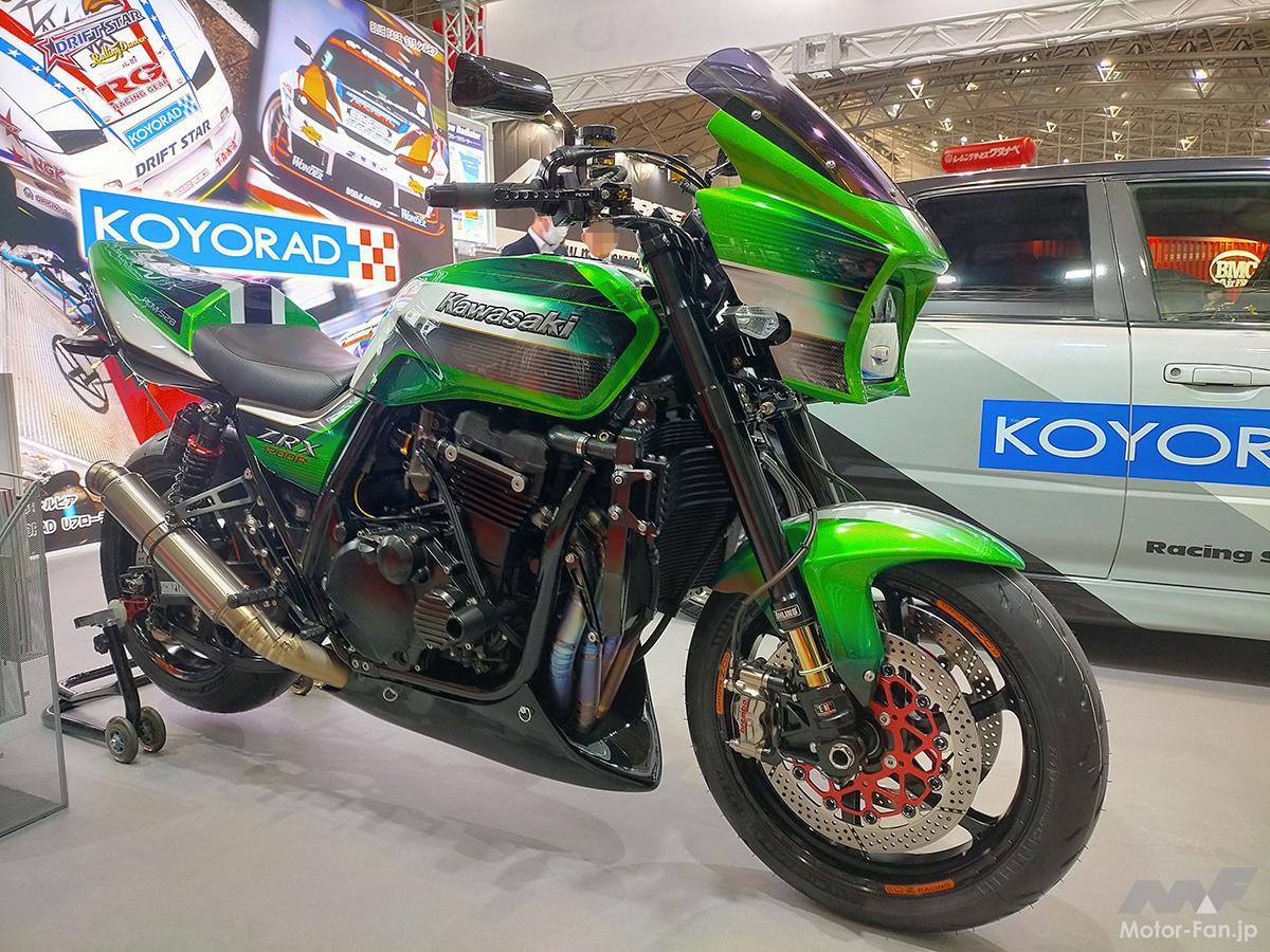 A fully-complete Kawasaki ZRX1200R by RCM, crafted by motorcycle customization master “Sanctuary.” Serial No. 528
