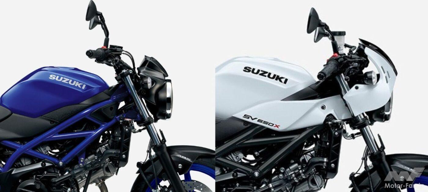 The heartbeat of a 645cc V-twin engine in a lightweight 199kg body – Introducing the SV650 series with new colors