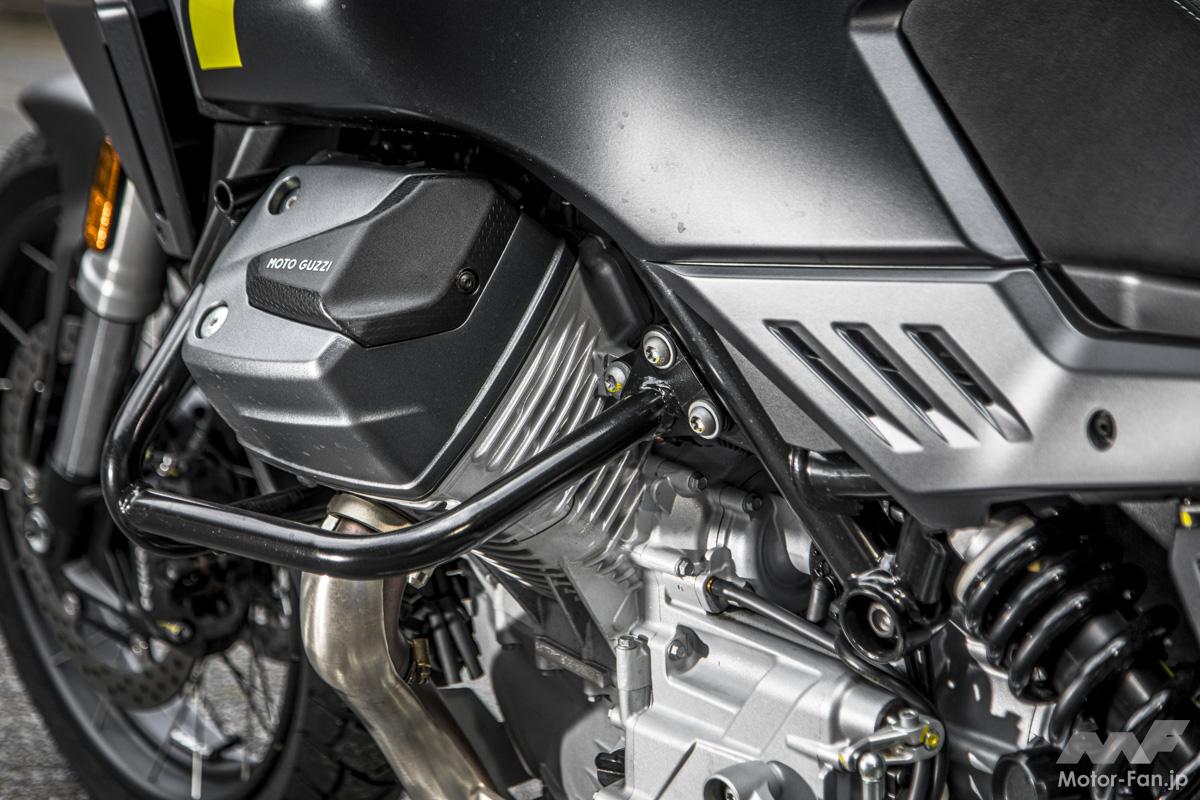 I can’t believe it has so much power. The Moto Guzzi Stelvio has a newly designed frame and engine. I was so impressed