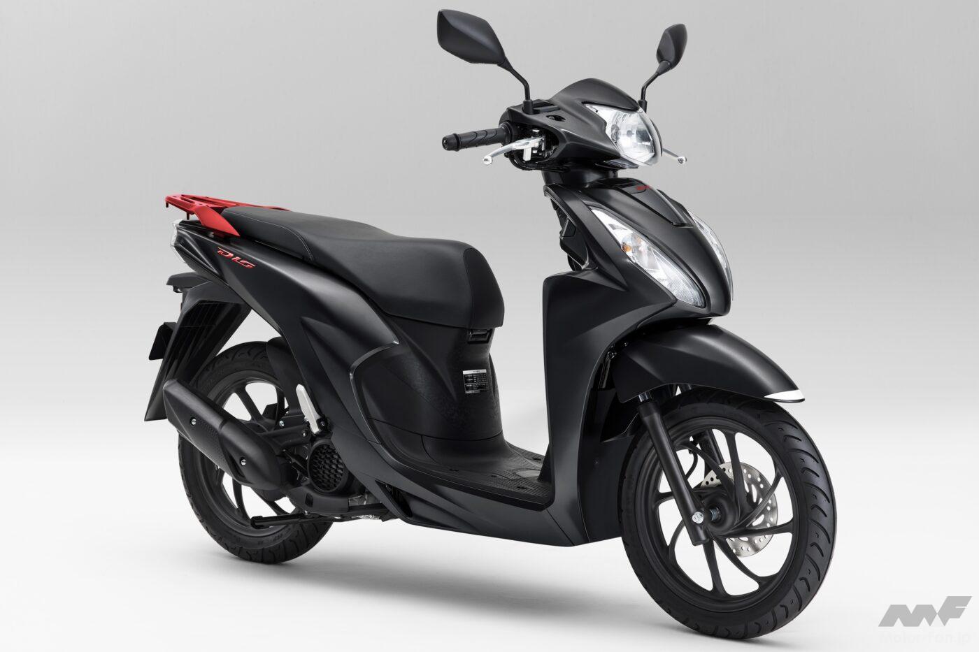 The Honda Dio110, which boasts excellent fuel economy, now comes in a matte adult version!