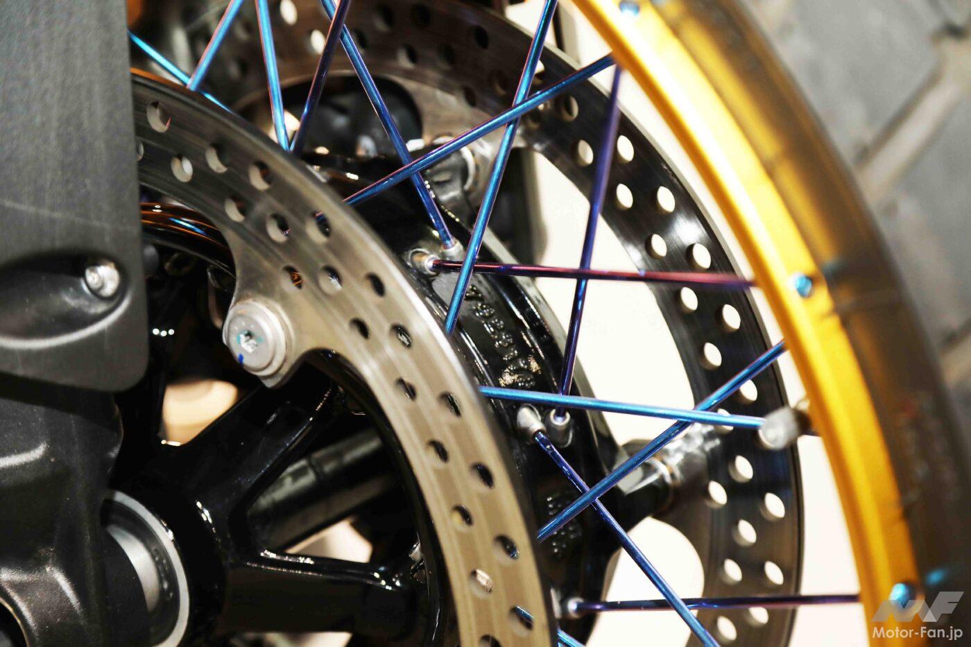 Motorcycle spoke wheels made from titanium! 40% lighter, dramatically improving handling | Tokyo Motorcycle Show 2025
