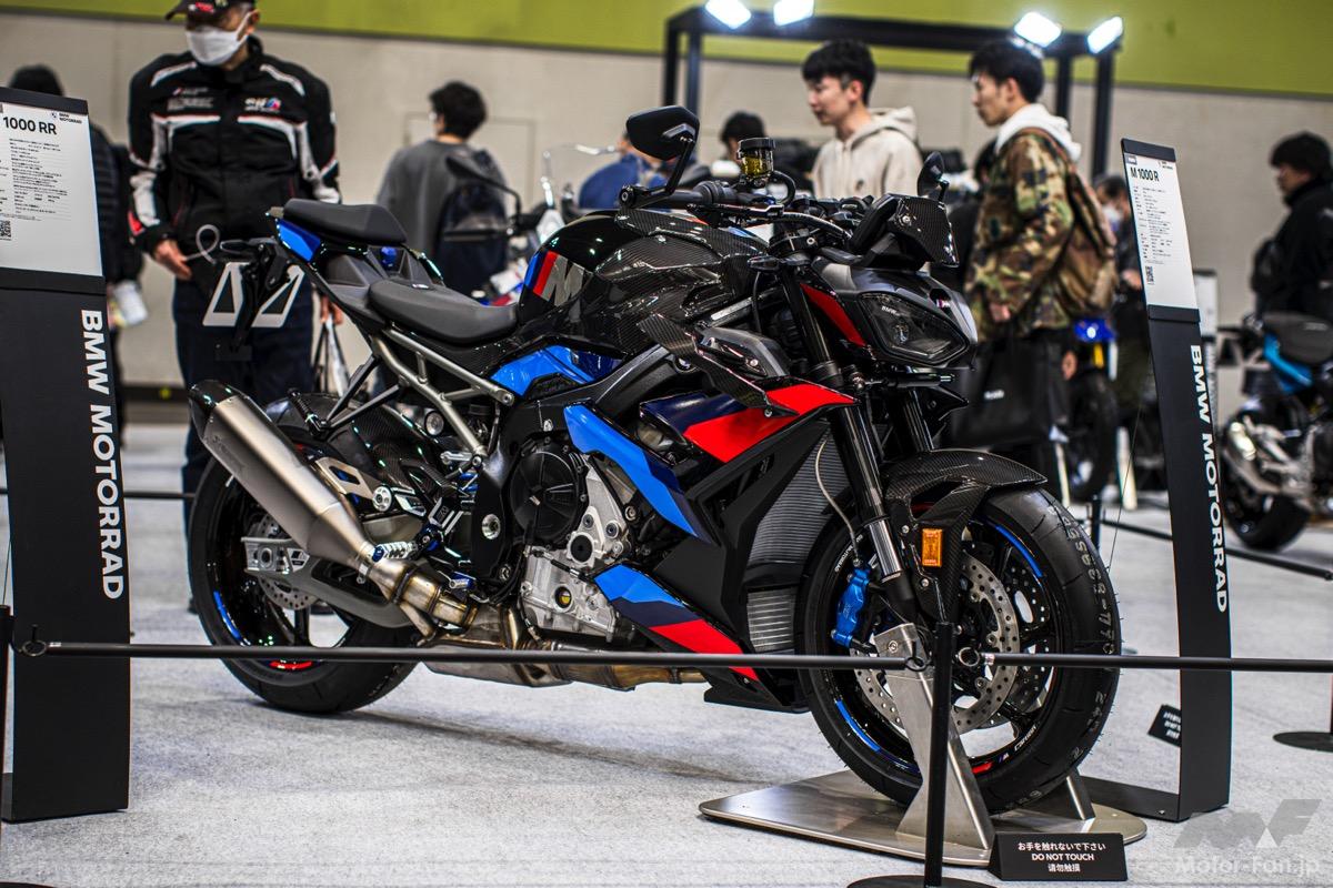 BMW M1000R, a high-performance sports model inherited from the Superbike Championship, unveiled in Japan