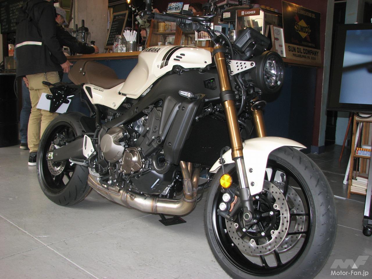 Japan-exclusive ivory! Yamaha’s Sports Heritage XSR900ABS improves functionality and riding performance!