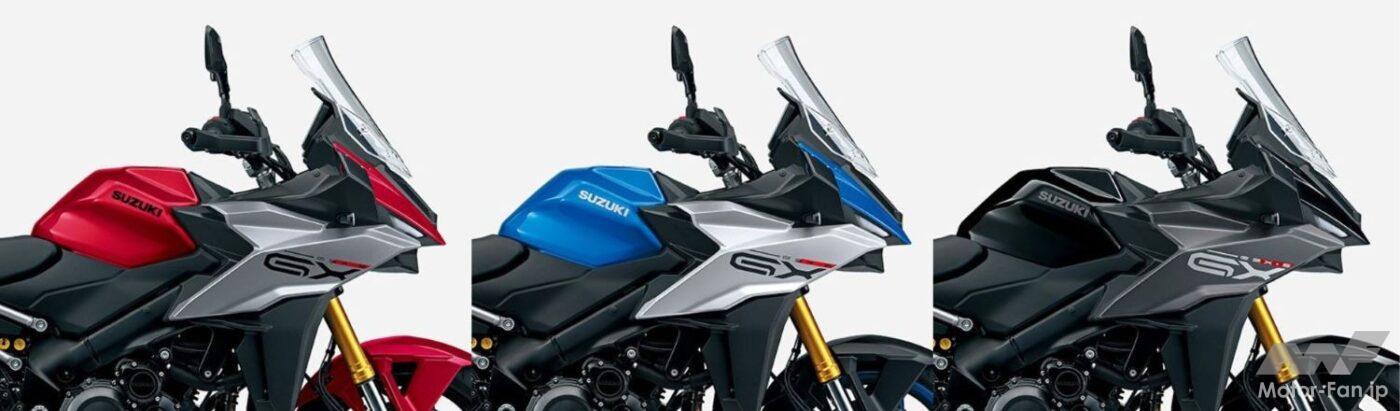 Equipped with electronically controlled suspension! Suzuki’s unique crossover “GSX-S1000GX” now comes in a