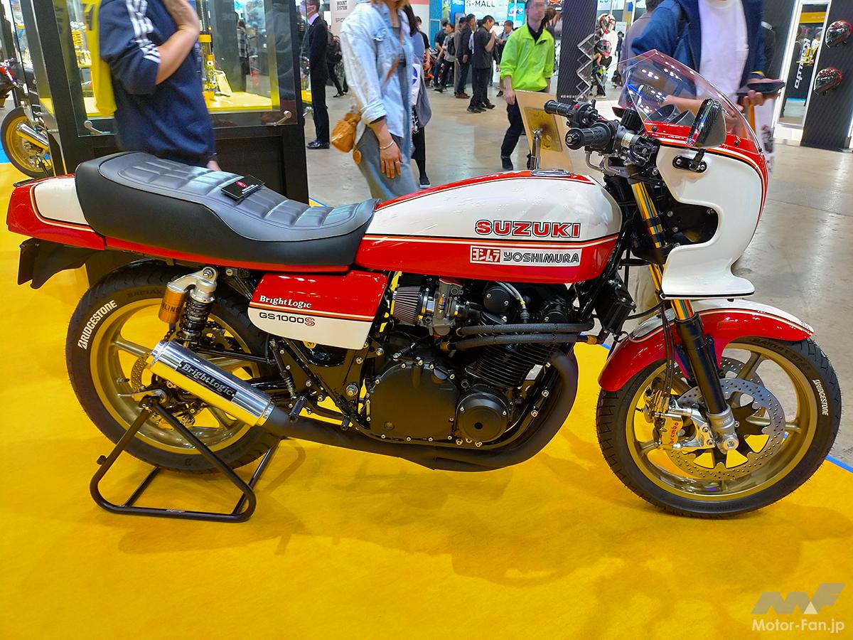This Yoshimura-spec Suzuki GS1000S “Cooley Replica,” a bike that was a big hit in the AMA Superbike races in the