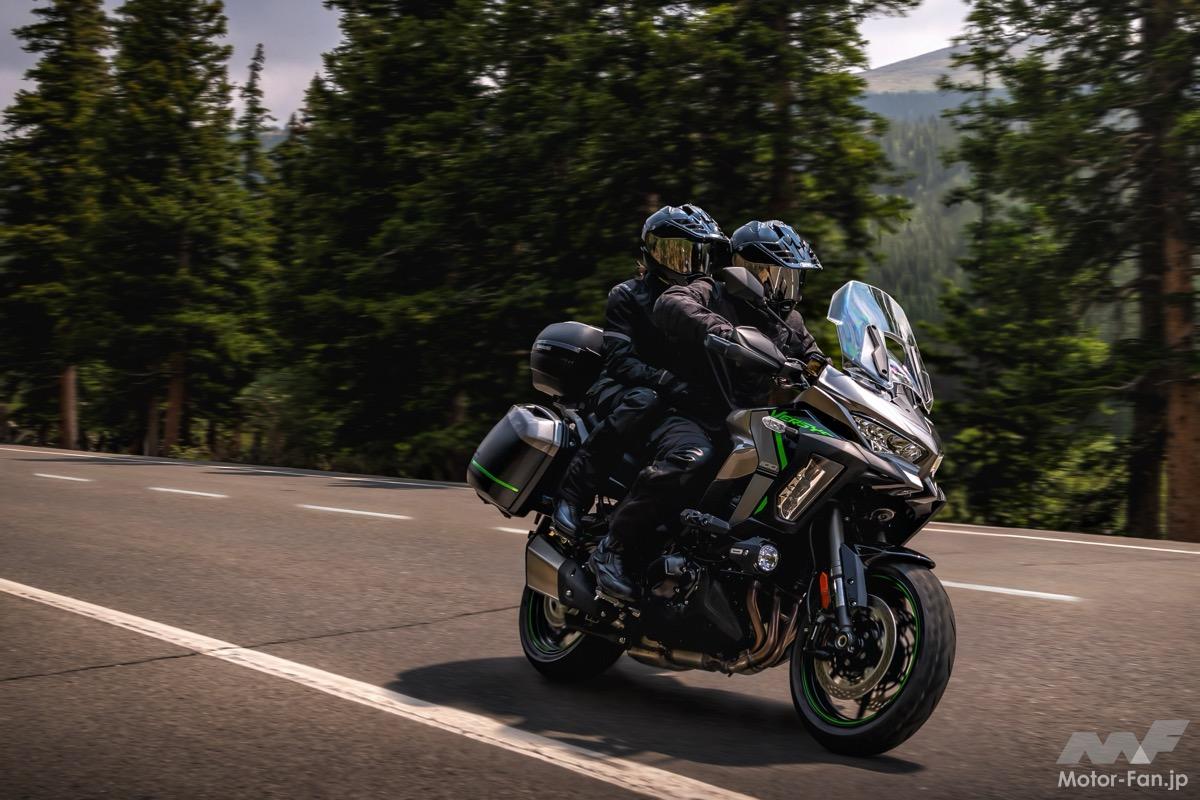 On sale April 12th! The new Kawasaki VERSYS 1100 SE with enhanced armament