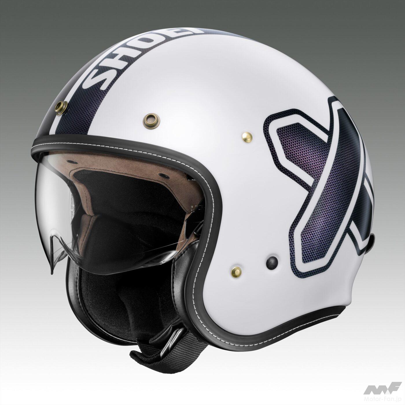 Unprecedented carbon twill weave x multicolor! | New pattern “CROSS LOGO2” appears on SHOEI’s small jet 