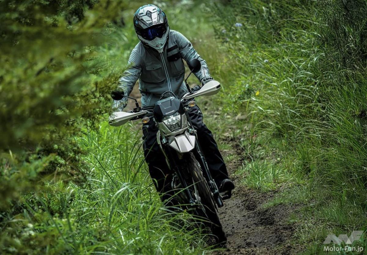 The trekking-spirited Kawasaki KLX230 Sherpa arrives in North America: A bike for both nature and city riding