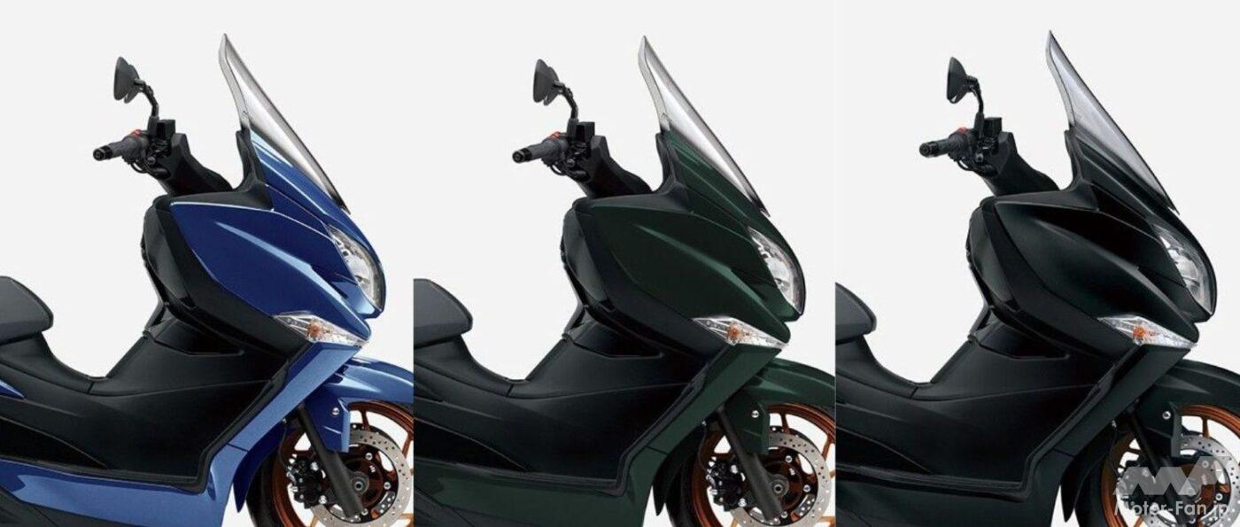 New color Burgman 400 ABS released! 400cc luxury scooter with dual spark | ¥980,000