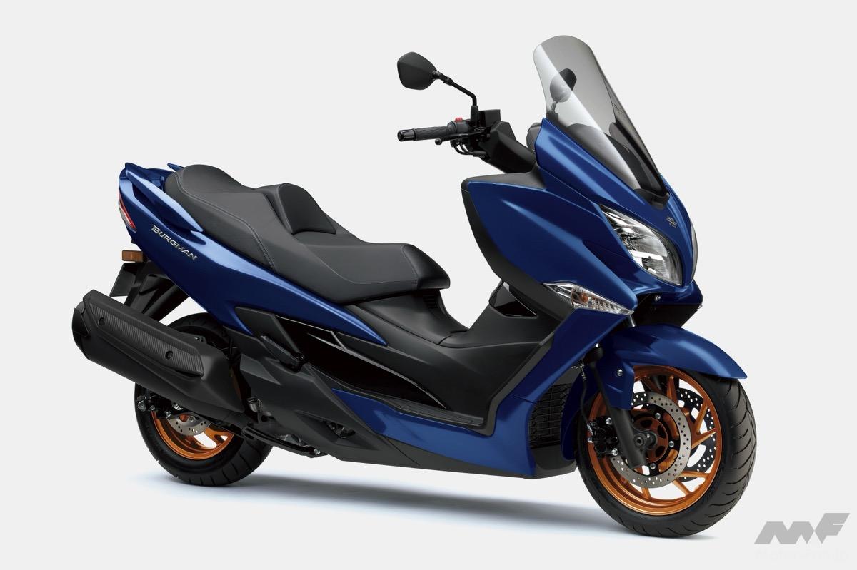 Suzuki releases Burgman 400 ABS in new colors | New RM-Z motocrosser series models also announced… BIKES Weekly News Di