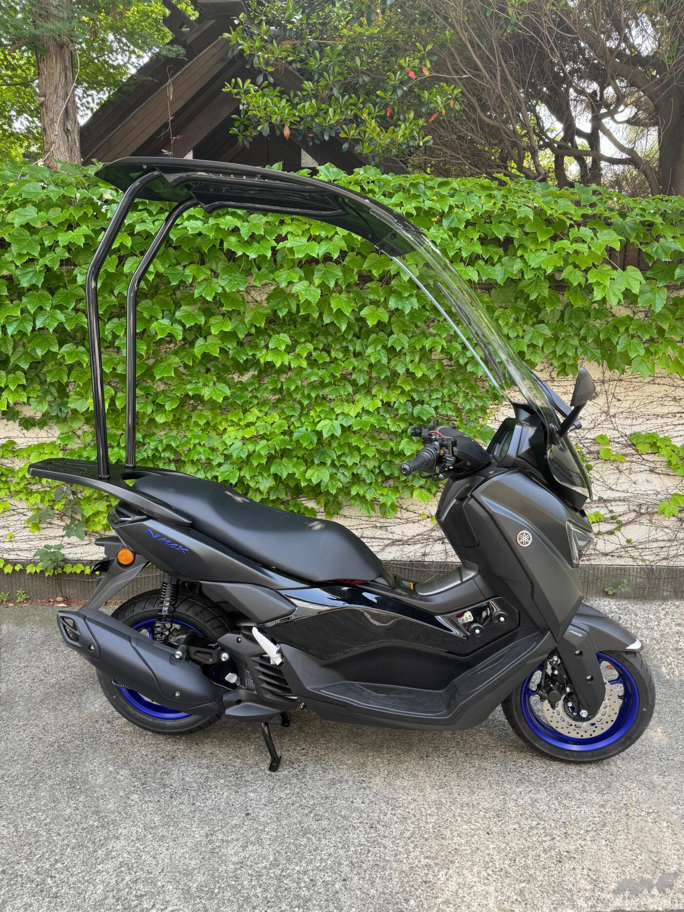 Introducing the all-weather Yamaha NMAX125! Dedicated roof kit “SLR for NMAX”