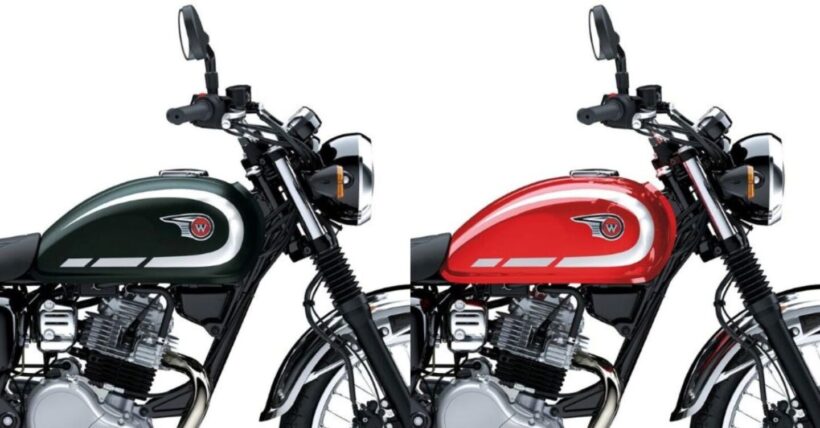 Kawasaki’s classic W230 model now available in two sophisticated colors