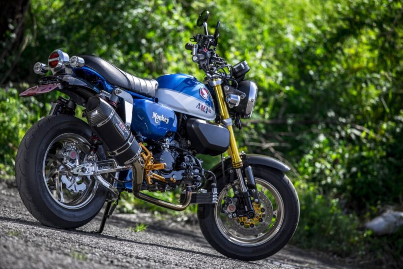 A former knee-rubbing owner is very satisfied with the suspension! Converting the Monkey 125 into a touring model [17th Monke