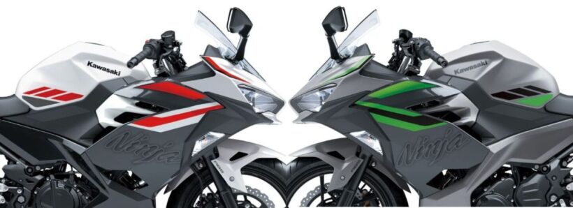 New colors added to Kawasaki’s lightweight mid-size sports bike, the Ninja 400 2026 model!