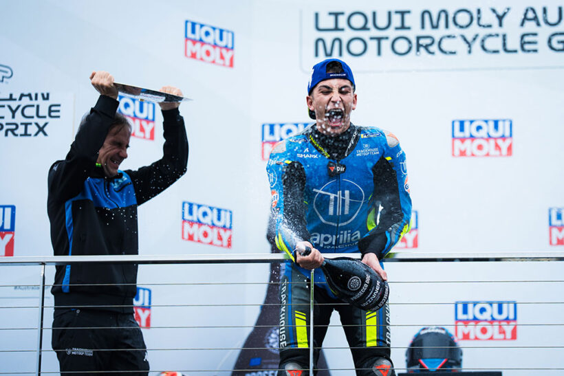 MotoGP Round 19 Australian Grand Prix: Ai Ogura’s teammate, Aprilia’s Raul Fernandez, takes his first win