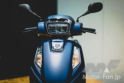 Suzuki Address 125 gets a model change. The frame and engine have been completely redesigned, and the gasoline refueling syst