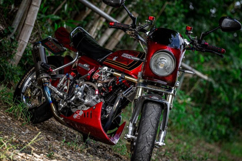 Only the frame and tank are genuine! A modified Ape finished with used parts [Portrait of a 4MINI Enthusiast]