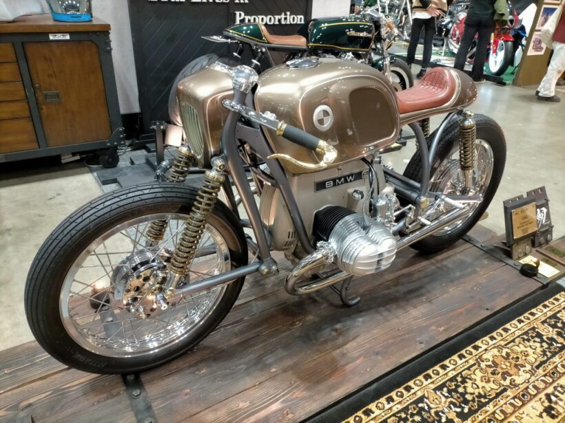 BMW R100 boxer engine cafe racer custom motorcycle build